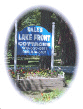 Dale's Lakefront Cottage Sign - Caseville Michigan